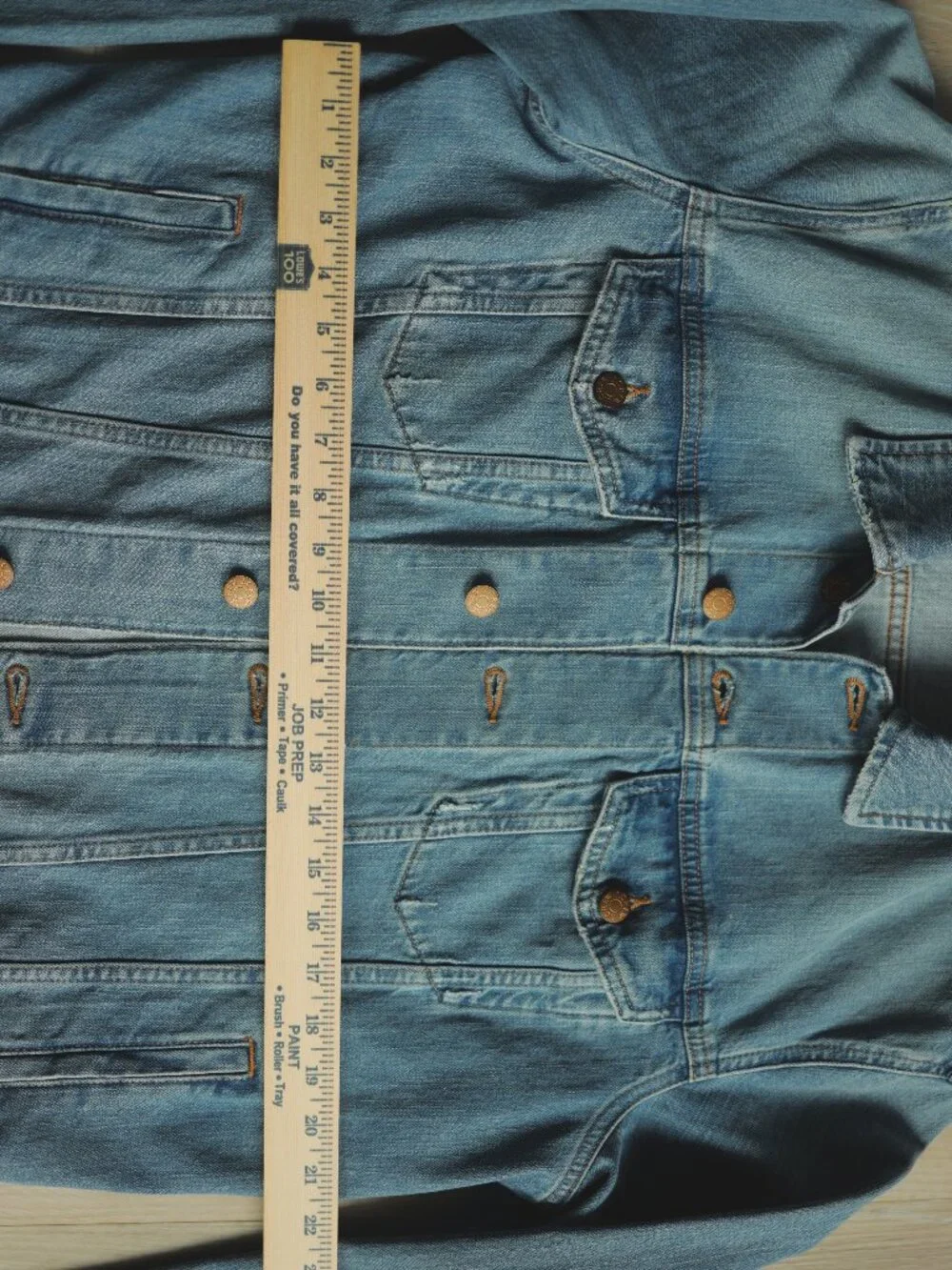 J.Crew Men's Medium Light Wash Denim Trucker Jacket